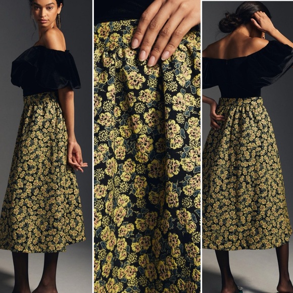 Anthropologie Dresses & Skirts - Anthropologie Maeve Brocade Maxi Skirt